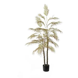 5 ft. Tall Artificial Palm Tree In Pot