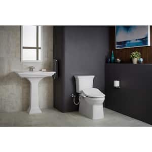 Purewash E545 Electric Heated Nightlight Bidet Seat for Elongated Toilets in White