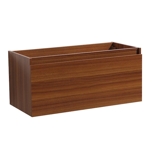 Mezzo 40 in. Bathroom Vanity Cabinet Only in Teak