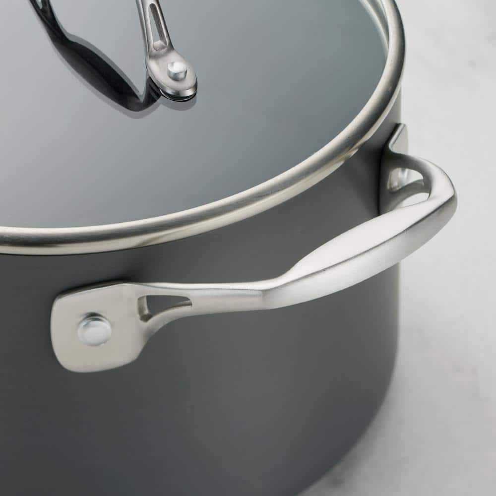 10-Piece Non-Stick Hard Anodized Aluminum Cookware Set