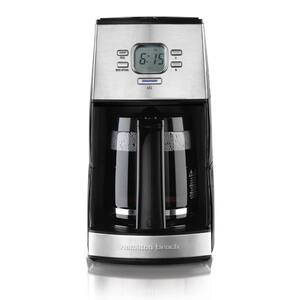 12-Cup Black Programmable Coffee Maker