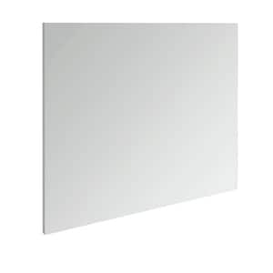 35 in. W x 28 in. H Wall Mirror with Gray Finish Frame