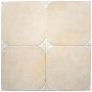 Citadel 17.42 in. x 17.42 in. Matte Beige Porcelain Large Format Wall and Floor Tile (14.75 sq. ft./Case) - 7 Pack