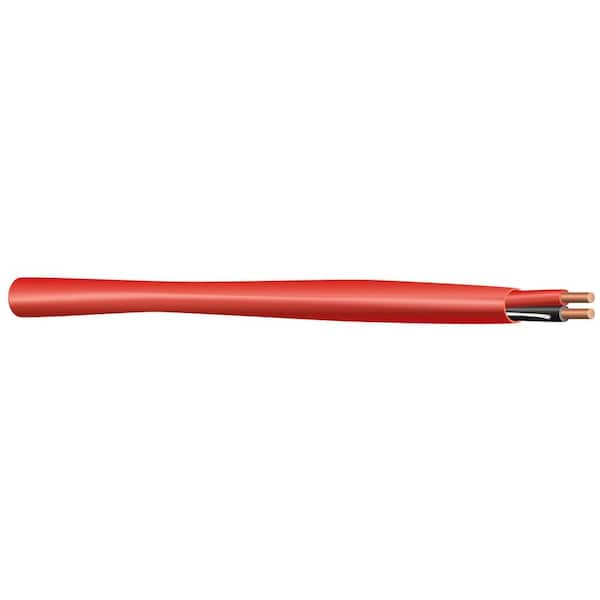 Southwire 500 ft. 18/2 Red Solid CU Unshielded FPLR Alarm Cable