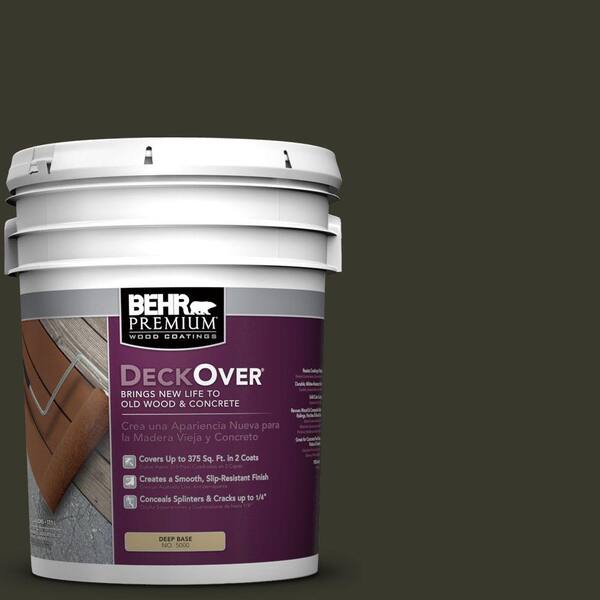 BEHR Premium DeckOver 5 gal. #SC-108 Forest Solid Color Exterior Wood and Concrete Coating