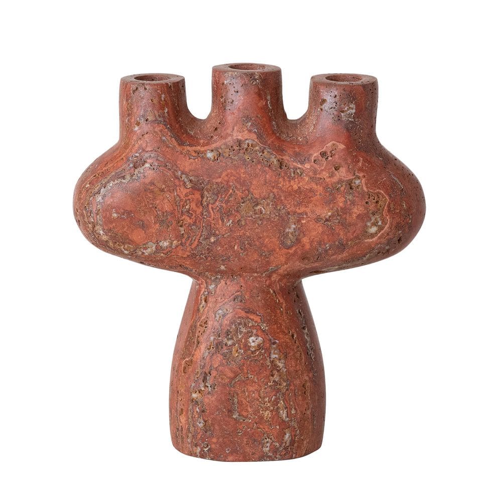 Red Travertine Taper Candle Holder price history on PriceWatchPro