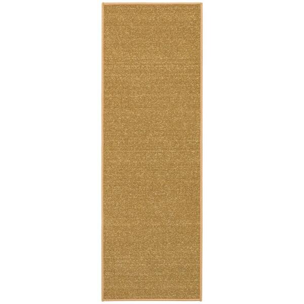 Oscar Non-Slip Rubberback 3 ft. x 47 ft. Indoor Custom Cut Extra Long Runner Rug, 2 ft. 6 in. x 47 ft., Beige