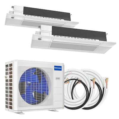 Giantex 18000 BTU Ductless Mini Split Air Conditioner for 1250 Square Feet with Heater and Remote Included GLO661087