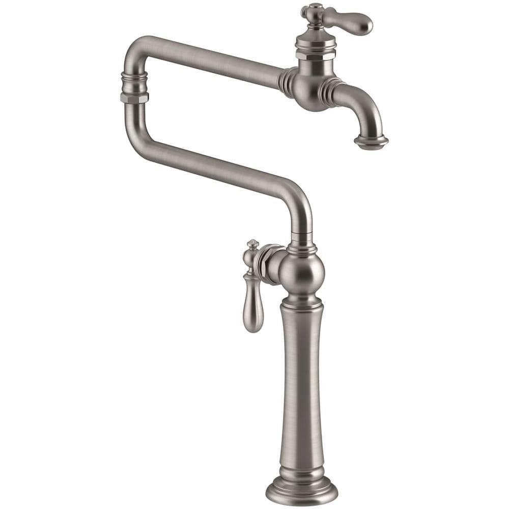 KOHLER Artifacts 2Handle Deck Mounted Potfiller in Vibrant Stainless K
