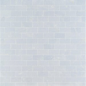 Raven Blue Celeste 3 in. x 6 in. Polished Marble Floor and Wall Tile (4 sq. ft./Case)