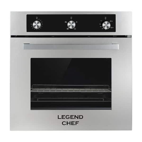 LEGEND CHEF 24 in. Built-in Single Wall Oven, 6 Cooking Functions Propane Gas Wall Oven, Stainless Steel, Celsius Display LC-GS606MSLP - Home Depot