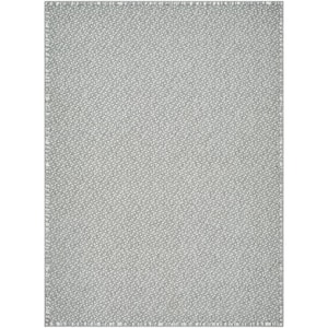 Bouclair Medium Gray Solid Color 8 ft. x 10 ft. Indoor Area Rug