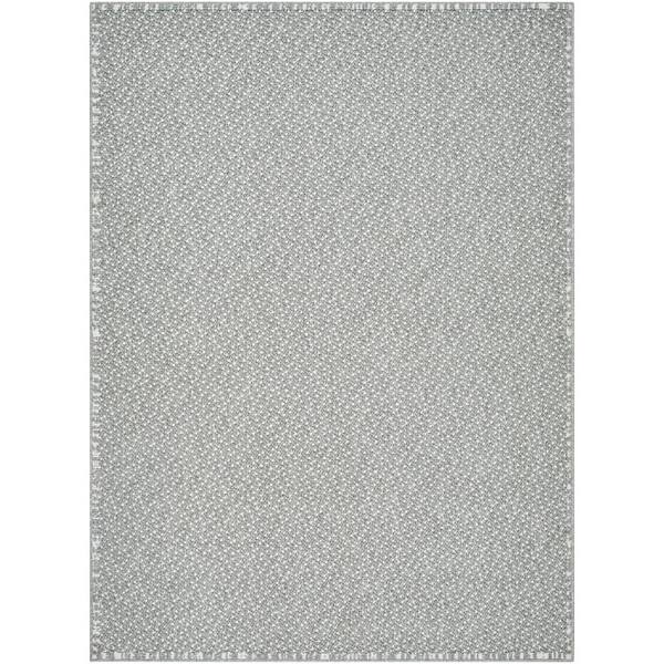 Livabliss Bouclair Medium Gray Solid Color 8 ft. x 10 ft. Indoor Area ...