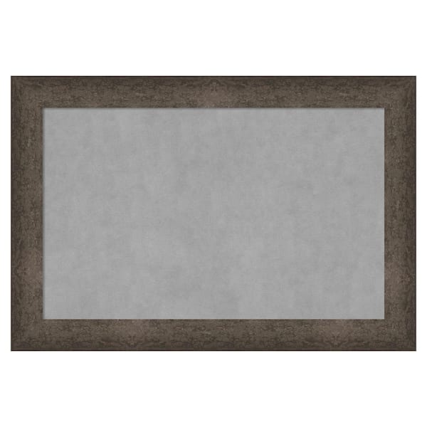 Amanti Art Dappled Light Bronze 37 in. x 25 in. Framed Magnetic Board