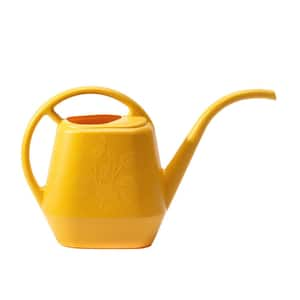 Aqua Rite 0.4 Gal. (56 fl. oz.) Earthy Yellow Watering Can