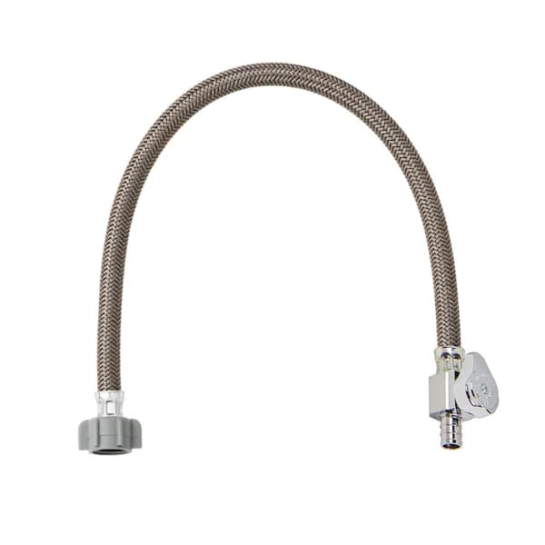 BrassCraft SpeediOne 1/4-Turn Straight 1/2 in. Crimp PEX x 1/2 in. FIP Supply (1-Piece)