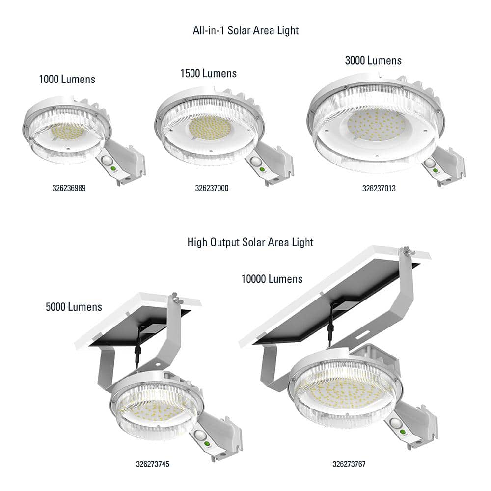 Gray Solar LED Outdoor Motion Sensor Wall Light