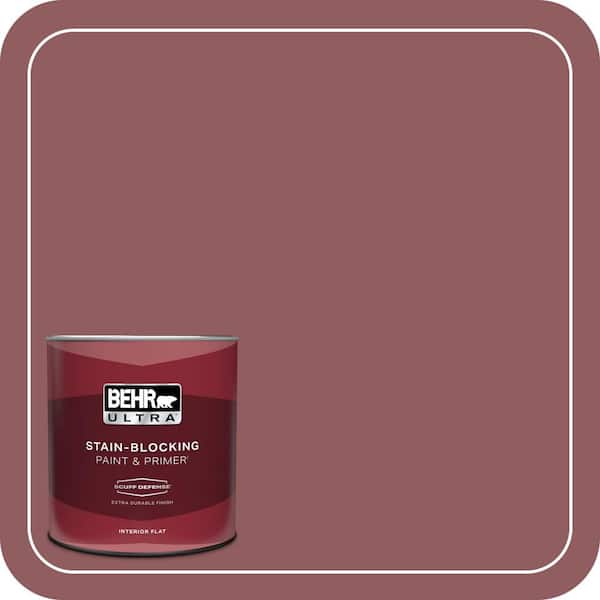 BEHR ULTRA 1 qt. #S130-6 Spiced Potpourri Extra Durable Flat Interior Paint & Primer
