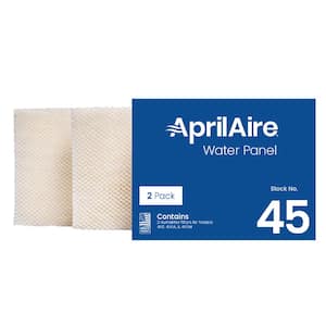 45 Replacement Water Panel for Whole-House Humidifier Models 400,400A and 400M (2-Pack)