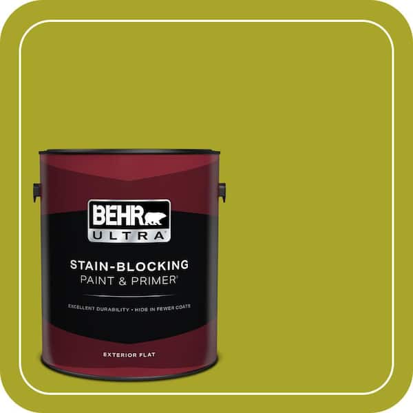 BEHR ULTRA 1 gal. #P340-7 Venom Flat Exterior Paint & Primer