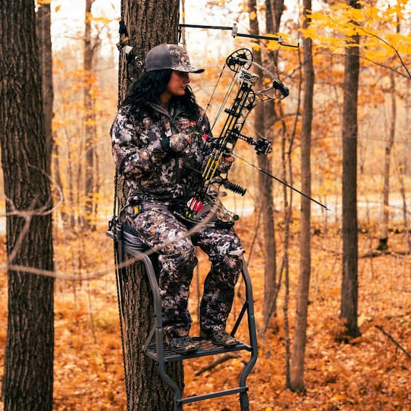 Ladder tree stand seat improvements.  Confessions of a fisherman, hunter  and tinkerer