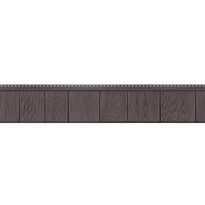 8-1/2 in. x 60-3/4 in. Aged Grey Engineered Rigid PVC Shingle Panel 7.5 in. Exposure (32 per Box)