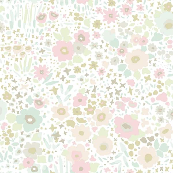 34 sq. ft. Posey Sidewall Premium Peel And Stick Wallpaper