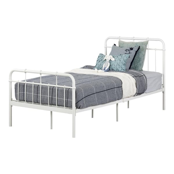 South S Cotton Candy Pure White, Wrought Iron Twin Bed Headboard Ikea