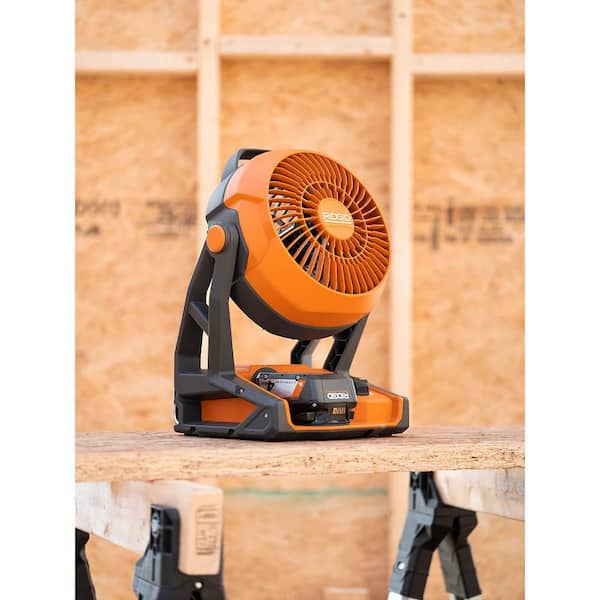 RIDGID 18V Cordless Hybrid Jobsite Fan 2-Pack (Tools Only) R90721