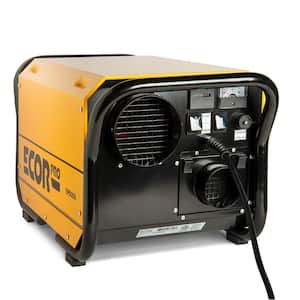 200 Pint Portable Industrial Desiccant Dehumidifier for Basement, Crawl Space, Whole House and Warehouses - Yellow