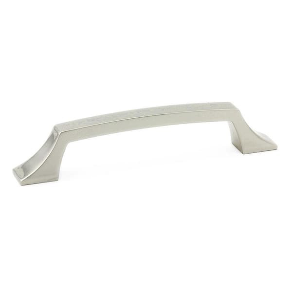 Richelieu Hardware Rosemère Collection 5-1/16 in. (128 mm) Classic Polished Nickel Rectangular Cabinet Bar Pull
