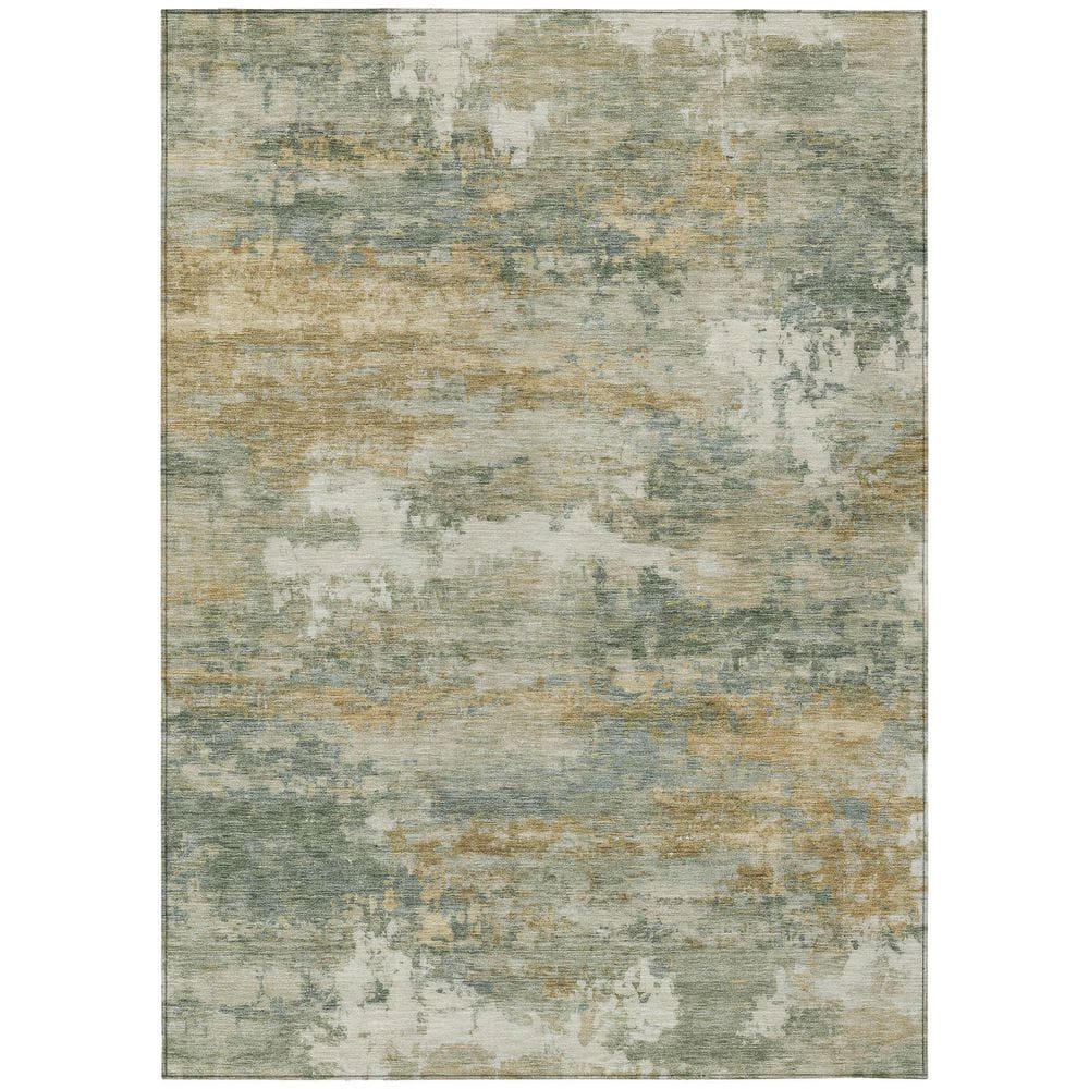 Chantille Machine Washable Indoor/Outdoor Abstract ACN2810 Sage 8 ft. x 10 ft. Area Rug price history on PriceWatchPro