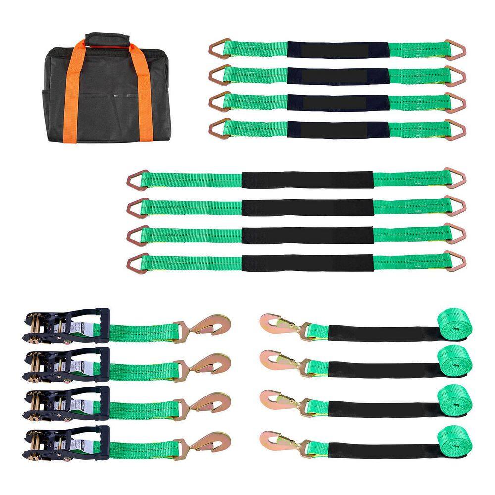 Wheel Chock Tie-Down Kit, Axle Type Trailer Tie Down Strap, Spring Hook, Break Strength 10009 lbs. 2025 Update price history on PriceWatchPro