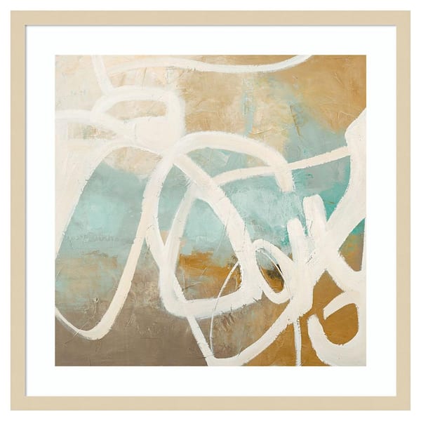 Amanti Art Notify by Design Fabrikken 25 in. W x 25 in. H. Wood Framed Wall Art Print Framed in Brown