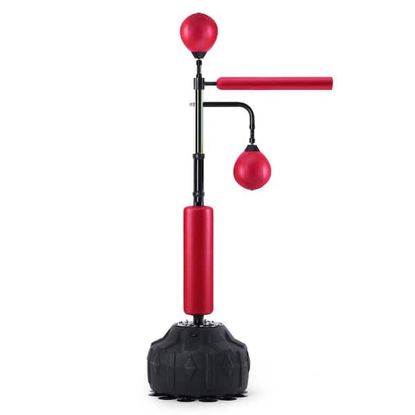 SKYSHALO Boxing Speed Trainer, Punching Bag with Stand, Height Adjustable Free Standing Strike Bag Set, Reflex Boxing Bag