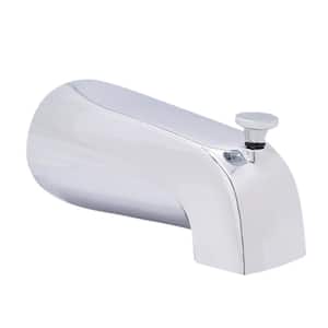 5-1/2 in. Brass Nose Diverter Tub Spout, Polished Chrome