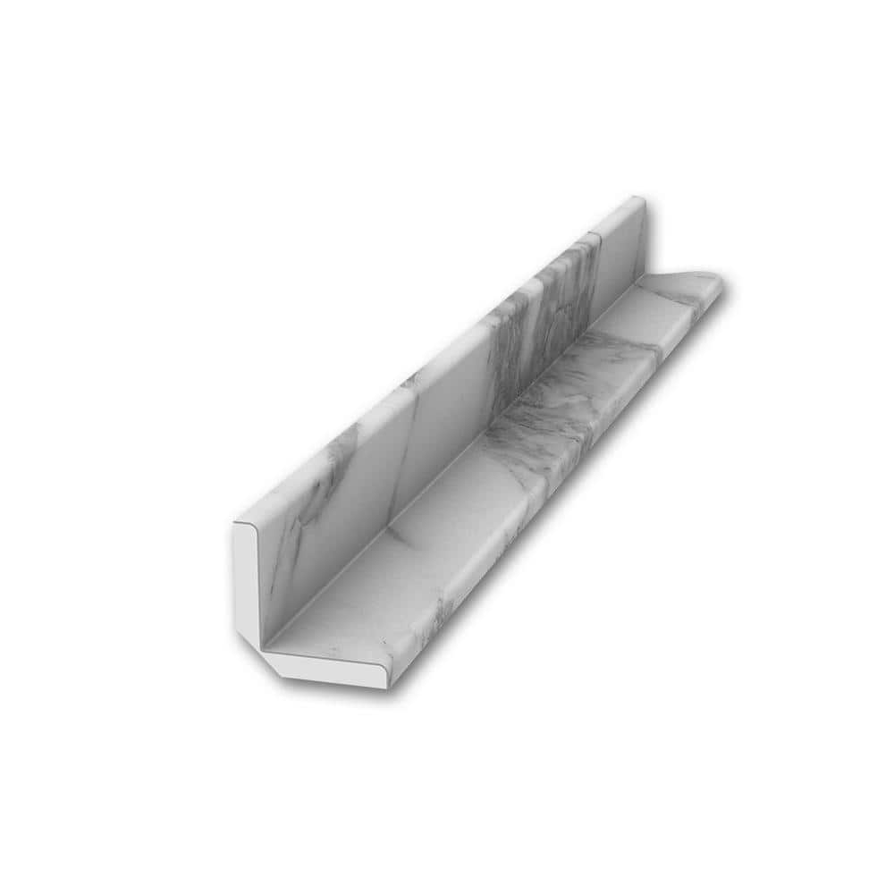 UPC 850017945036 product image for 1.5 in. x 1.5 in. x 95 in. Inside Corner Trim in Calacatta White | upcitemdb.com