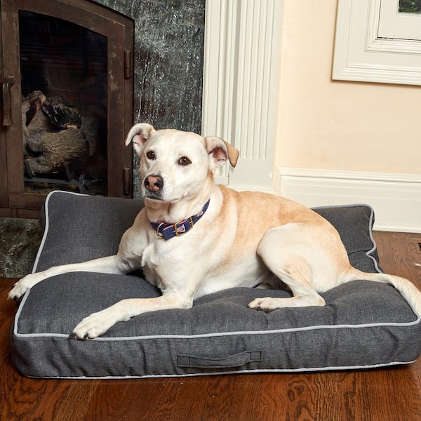 Sussexhome Purple Waterproof Dog Pillow for Medium Dogs - Tear-resistant Washable Dog Bed