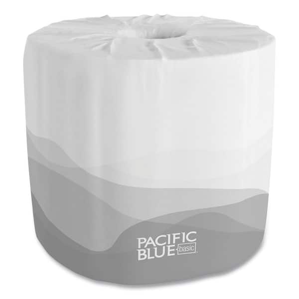 Pacific Blue Basic Embossed Bathroom Tissue, Septic Safe, 1-Ply, White, 550/Roll, 80 Rolls/Carton Pacific Blue Basic Embossed Bathroom Tissue, Septic Safe, 1-Ply, White, 550/Roll, 80 Rolls/Carton