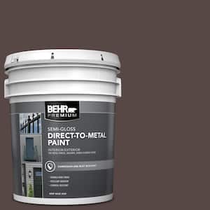 5 gal. #HDC-CL-14 Pinecone Path Semi-Gloss Direct to Metal Interior/Exterior Paint