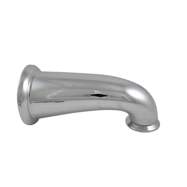 Docoo DANCO 8 in. Universal Decorative Tub Spout with Diverter in Chrome