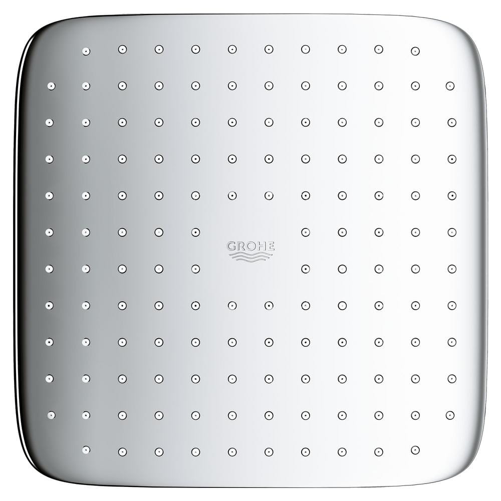 Tempesta Square Chrome Rain Shower Head with DreamSpray