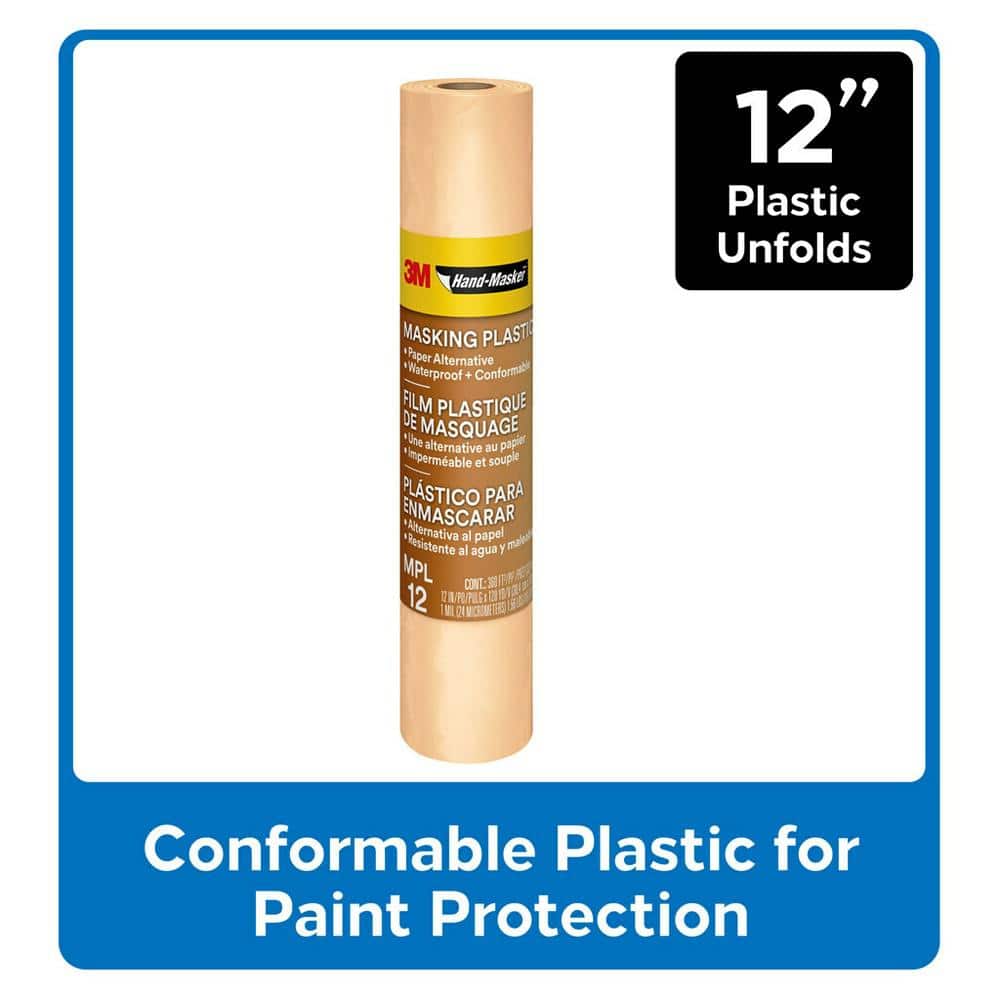1 ft. x 360 ft. Translucent Hand-Masker Masking Plastic