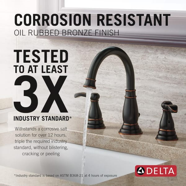 Porter 8 in. Widespread 2-Handle Bathroom Faucet in Oil Rubbed Bronze Porter 8 in. Widespread 2-Handle Bathroom Faucet in Oil Rubbed Bronze