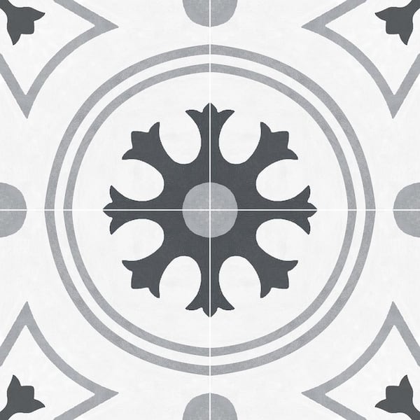 Tanzania 8 in. x 8 in. Matte Porcelain Encaustic Floor and Wall Tile (5.16 sq. ft./Case)