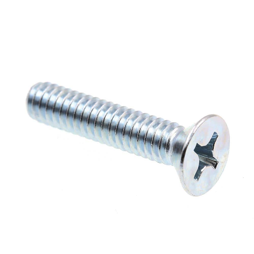 1/4 in.-20 x 1-1/4 in. Zinc Plated Steel Flat Head Phillips Drive Machine Screws (75-Pack) price history on PriceWatchPro