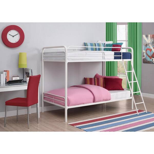 DHP Twin Over Twin Metal Bunk Bed