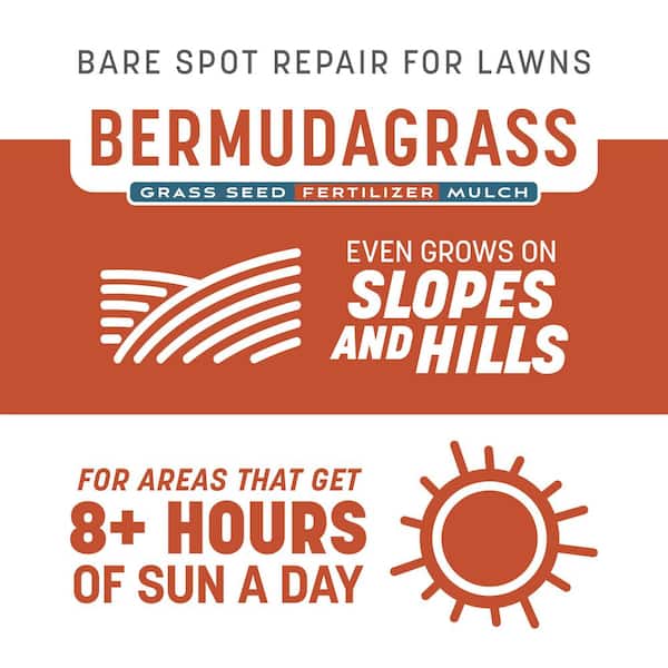 Smart Patch Bermudagrass 10 lb. 200 sq. ft. Grass Seed Bare Spot Repair with Mulch and Fertilizer