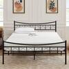 VECELO Victorian Bed Frame Queen