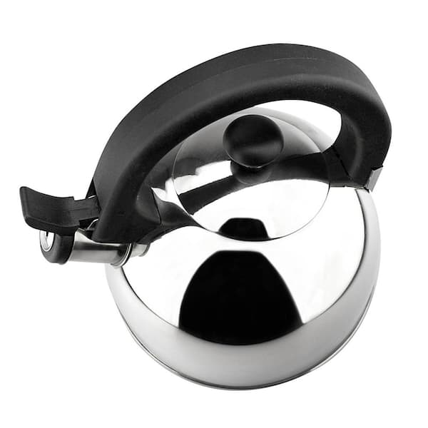 Nubia 2 Qt. Stainless Steel Stovetop Tea Kettle with Whistle